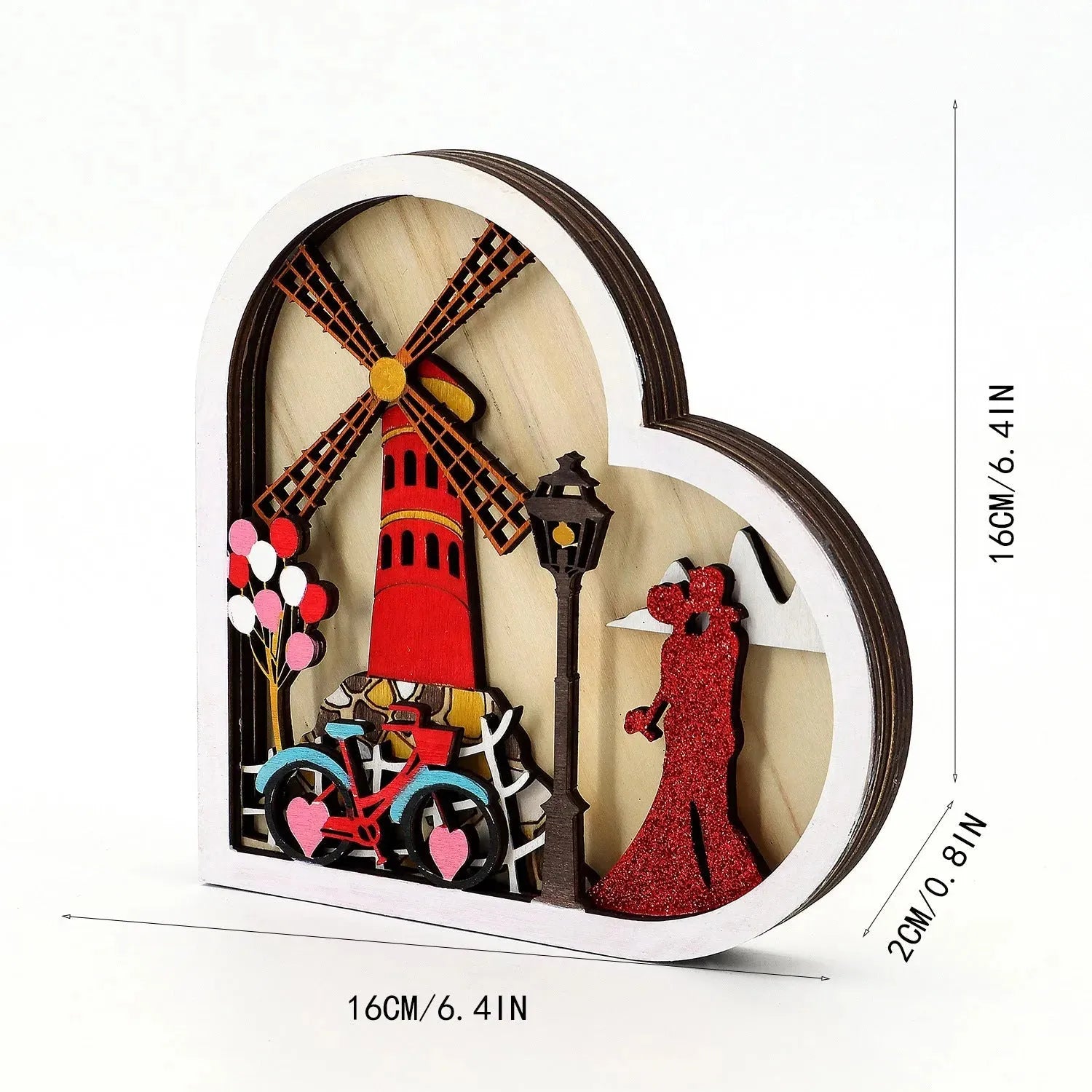 Express Your Love with the Valentine's Day Ferris Wheel Shape Decoration - Bellarte Enchanté Express Your Love with the Valentine's Day Ferris Wheel Shape Decoration
